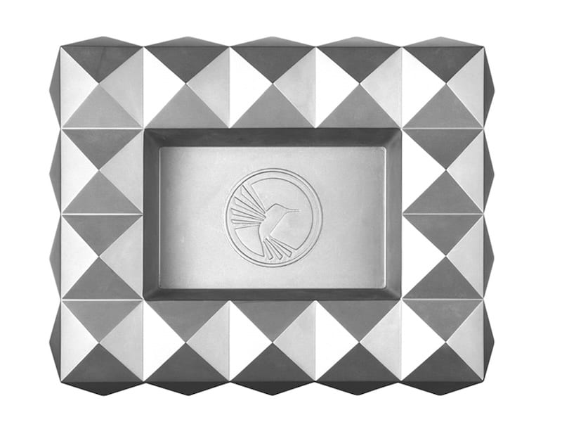 COLIBRI Zigarrenascher Metall "Quasar"silber metallic 6 Abl. 524752