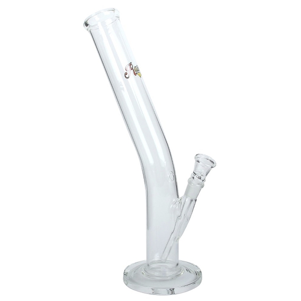 Bong Glas Rasta gebogen 33 cm hoch 53639