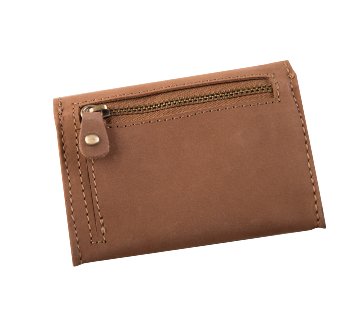 Tabakstelltasche Hunter aus Büffelleder mit Kautschukfach in ecrue 95137