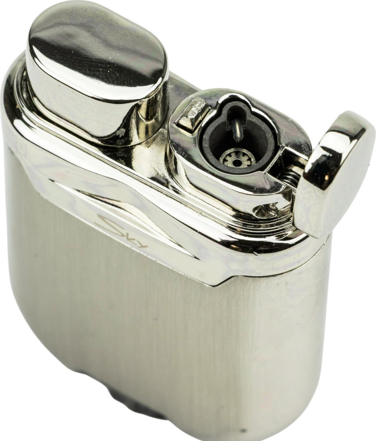 SKY Jet-Feuerzeug "Maine" chrom satin/chrom poliert 238031