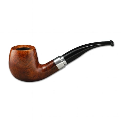 Pfeife Capitello aus Bruyèreholz Acryl in naturbraun glänzend schwarz 95382