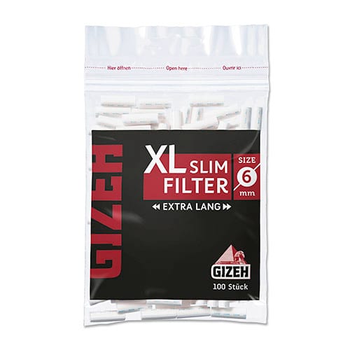 Zigarettenfilter Gizeh Black XL Slim 1 Beutel à 100 Filter SW10120