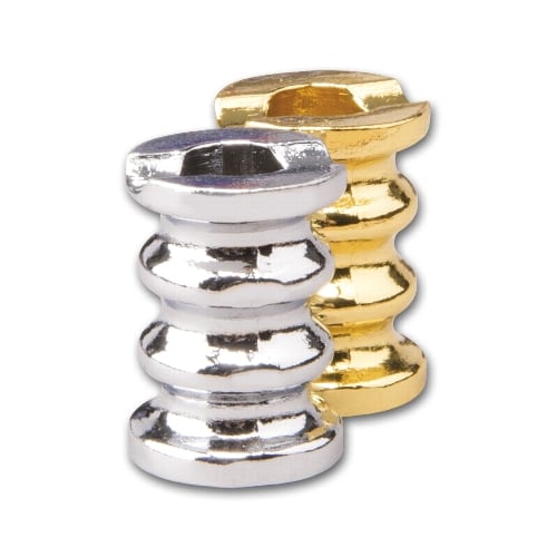 Gluttöter aus Chrom in silber mit zwei Öffnungen SW11049