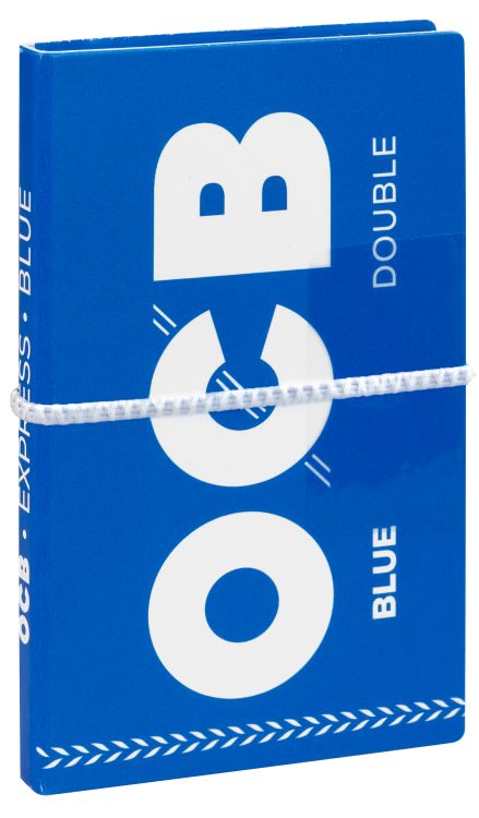 Zigarettenpapier OCB Blau Gummizug 1 Heftchen à 100 Blättchen