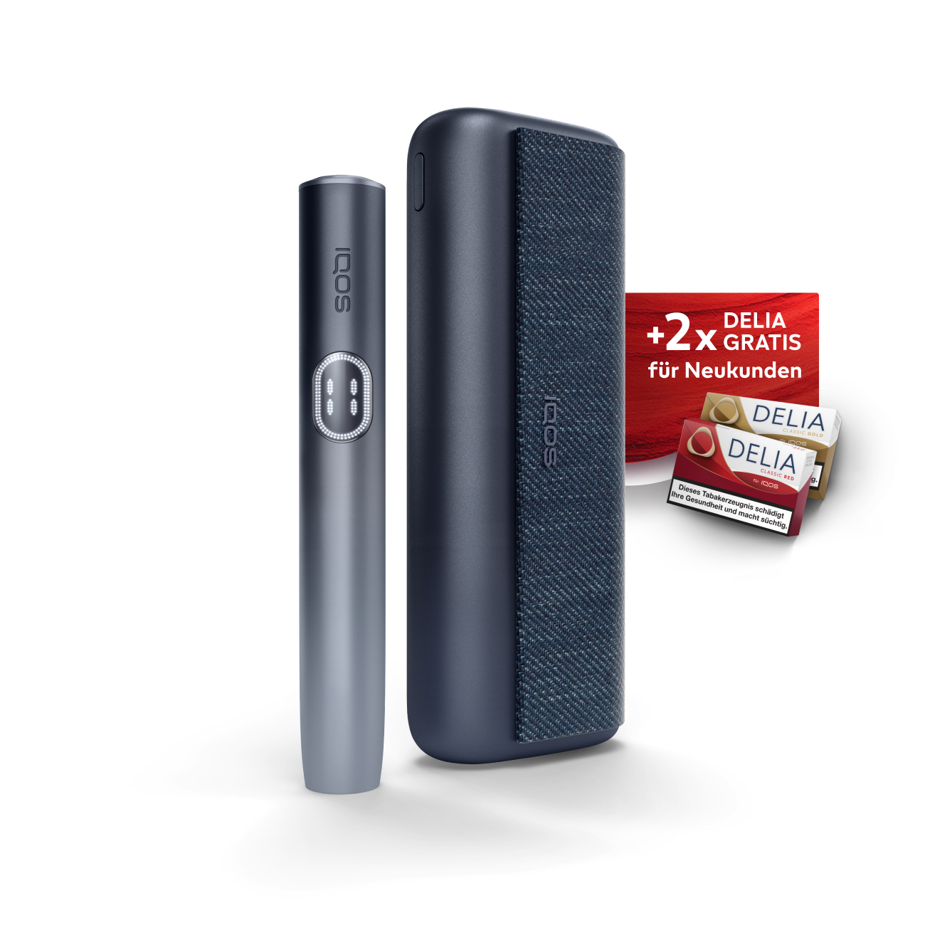 IQOS ILUMA i PRIME Midnight Black + Gratis DELIA Sticks bei Registrierung