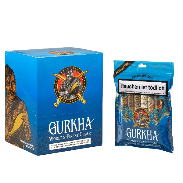 GURKHA Nicaragua Blue Toro Sampler (Humibag à 6 Zigarren)