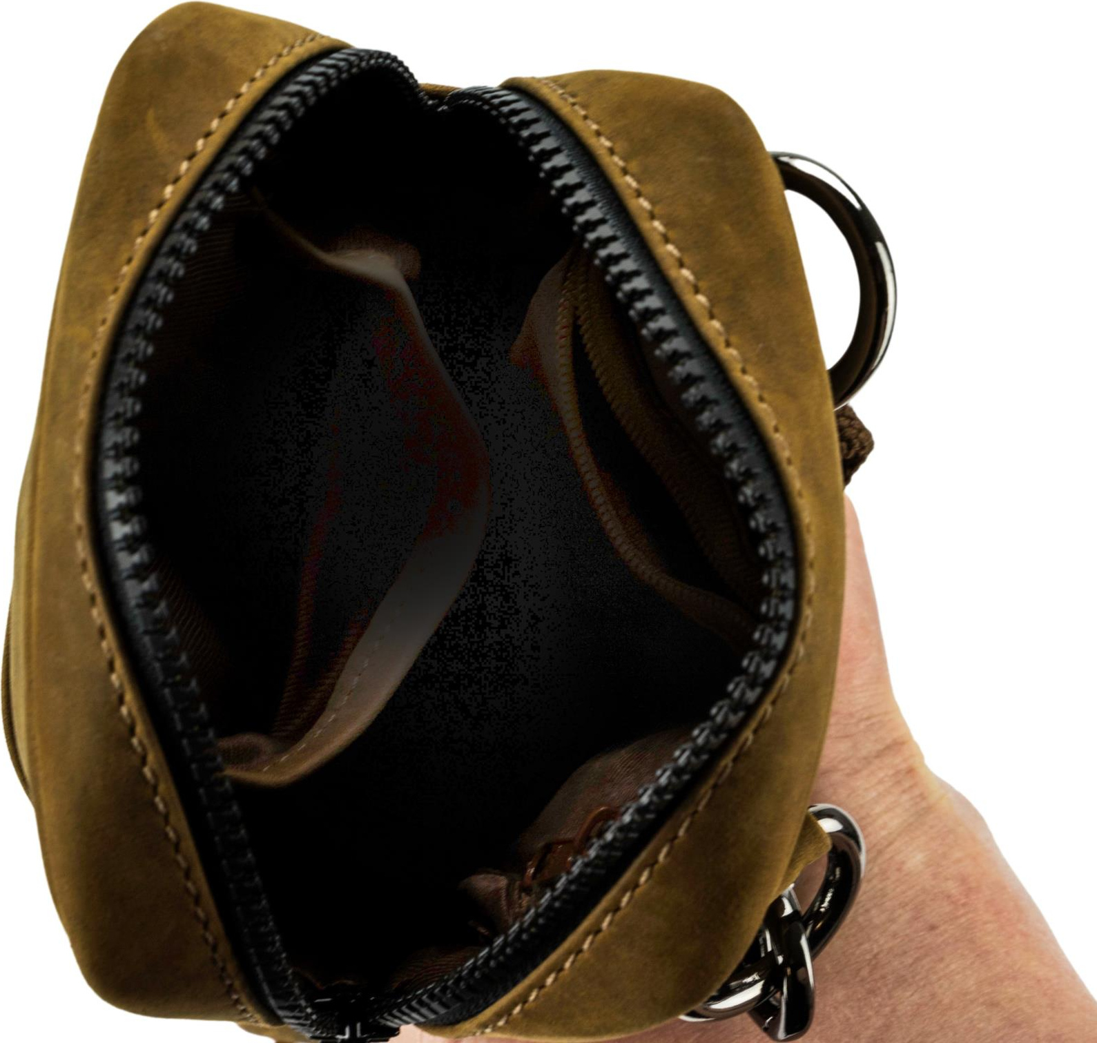 PASSATORE Pfeifen-/Multifunktionstasche Leder br. antik 3er 633802