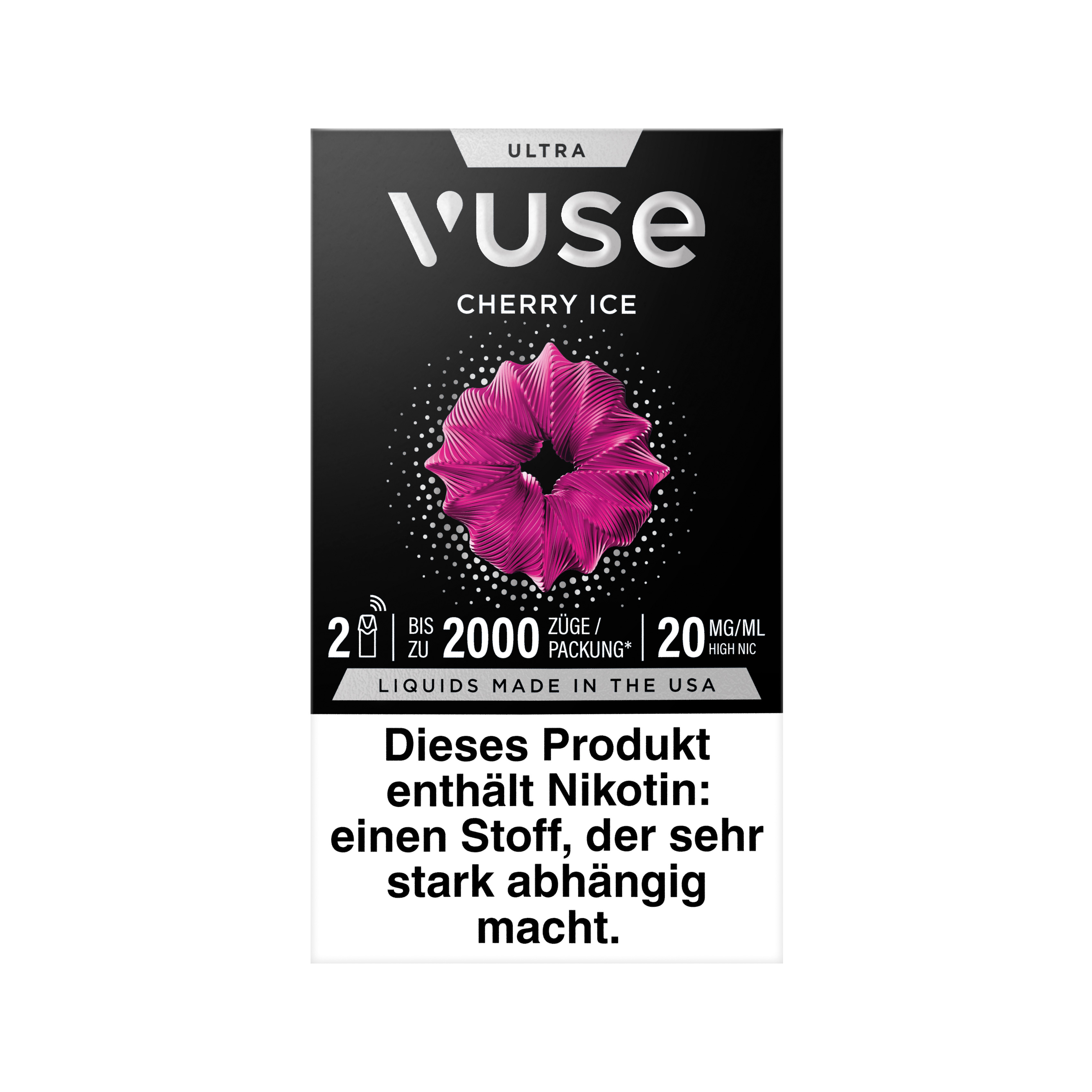 E-Kartusche VUSE ULTRA POD CHERRY ICE 20mg 4579