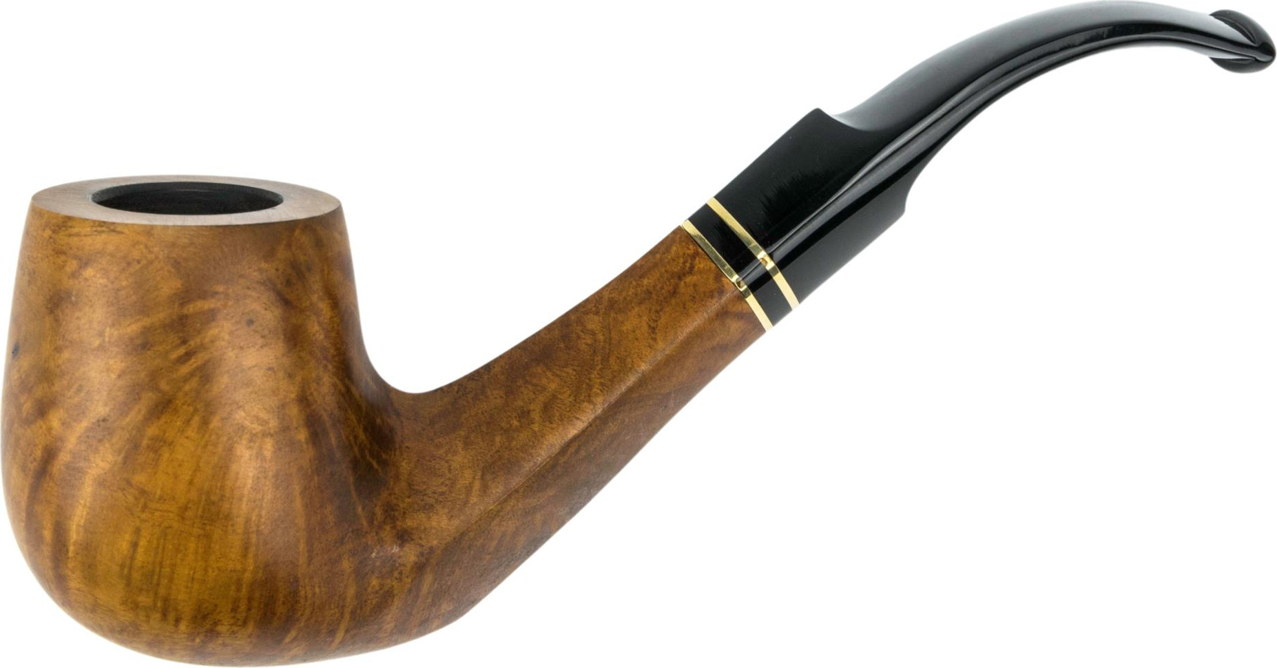 Pfeife JEAN CLAUDE Mod.Nr.3 gebogen hell, Rg.  Acrylm. 475291