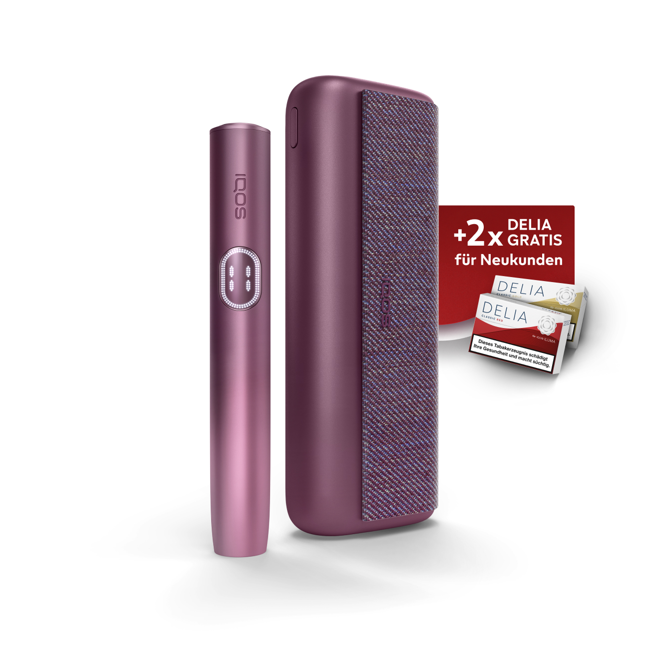 IQOS ILUMA i Prime Garnet RED + Gratis TEREA Sticks bei Registrierung