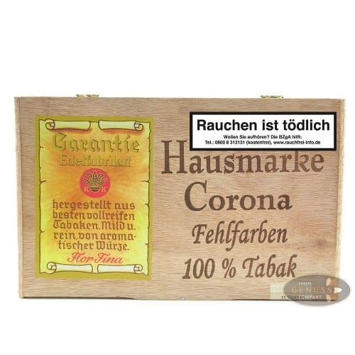 Hausmarke Corona Fehlfarben Brasil 25 Zigarren 77192
