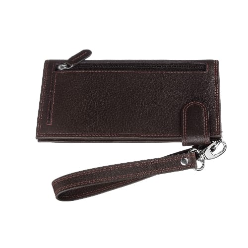 Feinschnitt-Tasche ZIPPO Leder Mocca 8,6 x 16,5 x 2,5 cm 2006029 45777