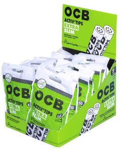 Display Zigarettenfilter OCB aktiv'tips Extra slim 6mm ( 500 Filter ) SW16587