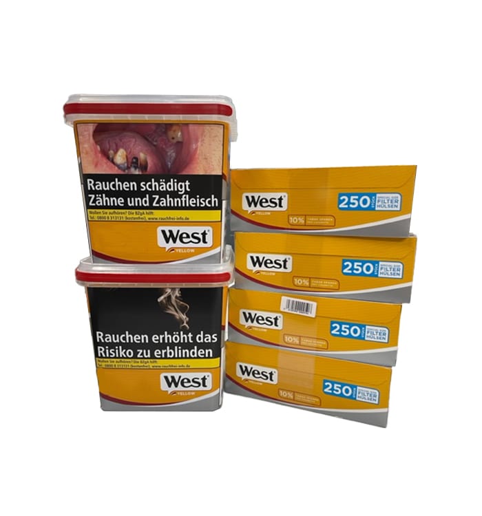 2 x EIMER West Yellow 235g & 1.000 West Yellow Special Hülsen SW15414