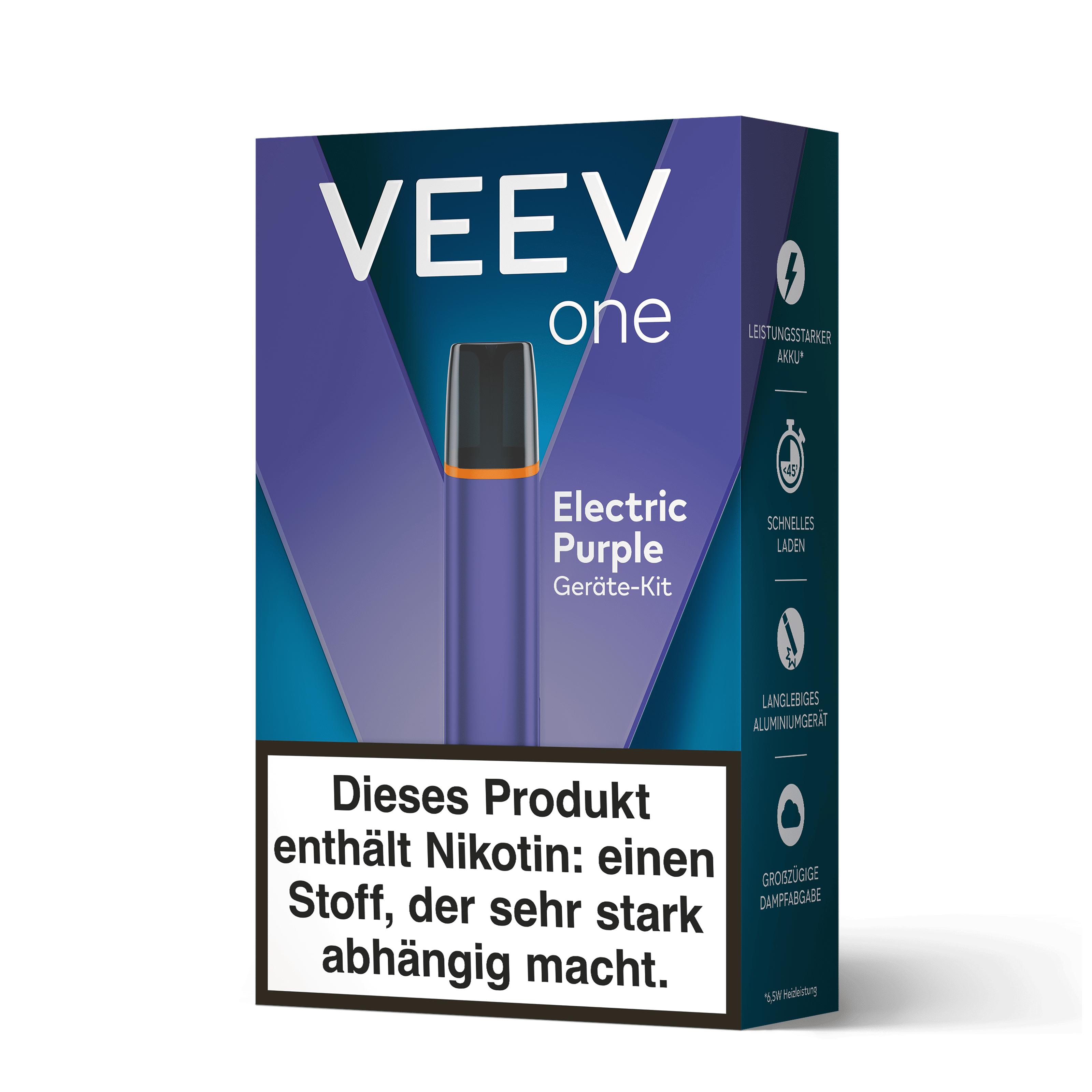E-Shisha Veev One Electric Purple Kit Device