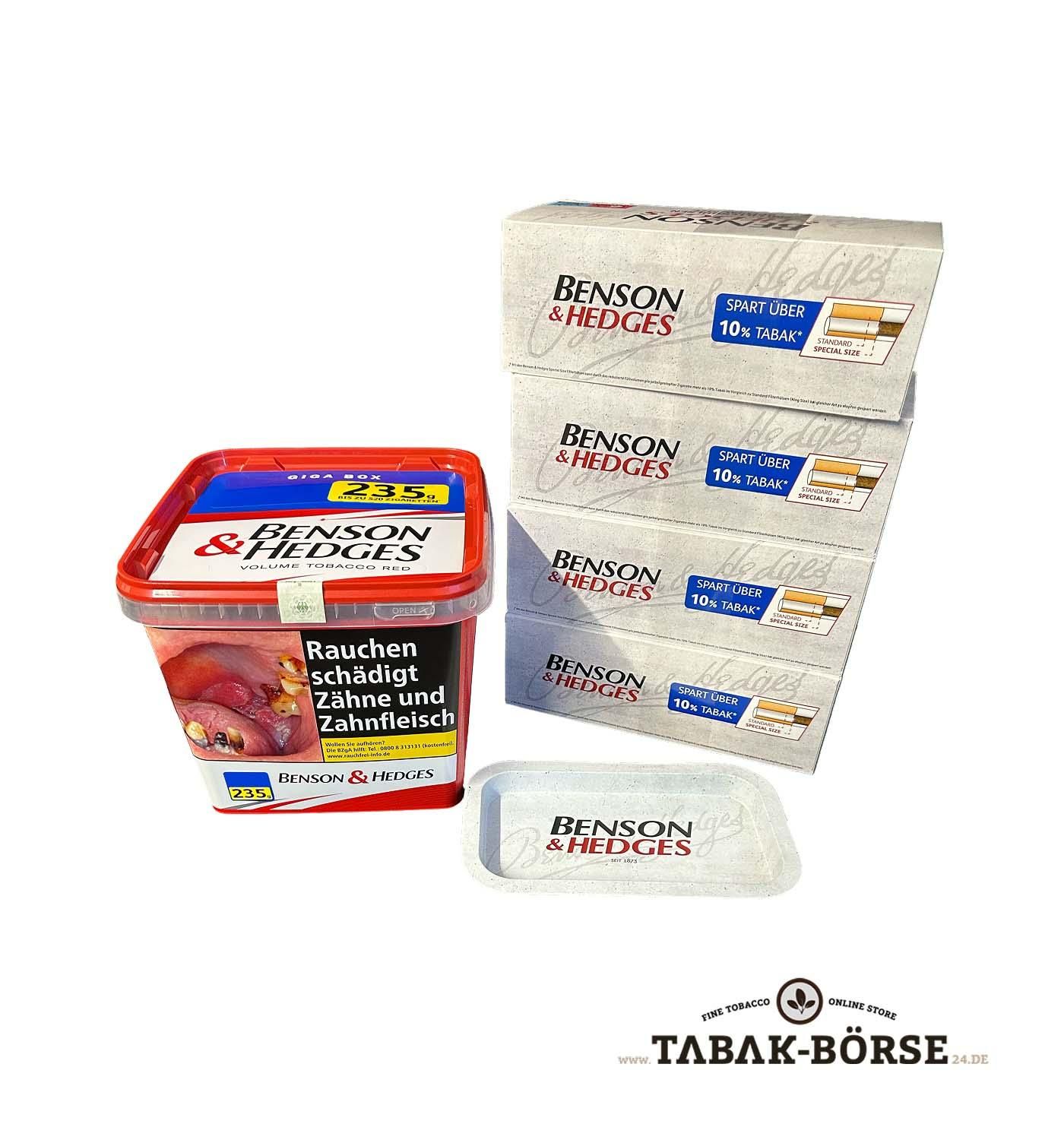 1 x Benson Box 235 Gramm & 1.000 Benson Extra Hülsen & 1 x Rolling Tray