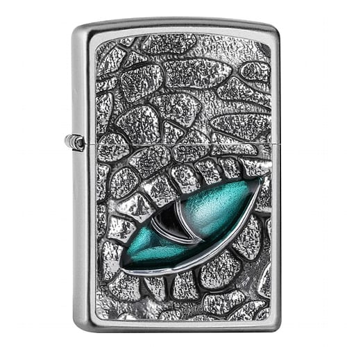 ZIPPO satiniert Kroko Eye 2007433 36938