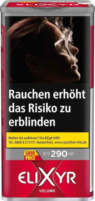 Elixyr Volumen Red 97 Gramm Zigarettentabak SW11872