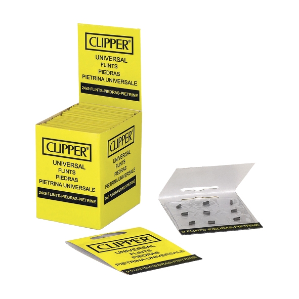 Feuerzeugsteine CLIPPER Display 84384