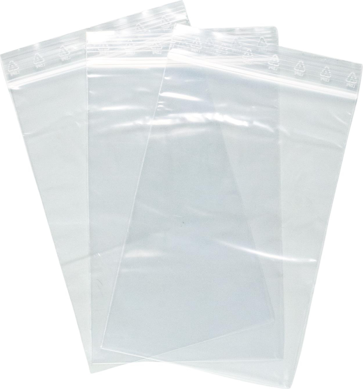 Zip Polybeutel 100 x 150 mm transparent Inhalt: 100 Stück 12933