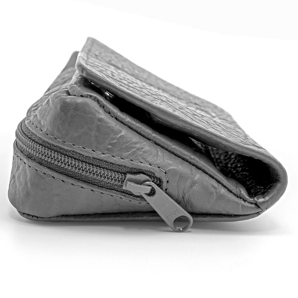 Pfeifentasche 1er WHITE ELEPHANT Loxo Leder grau 81870