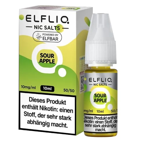 E-Liquid Nikotinsalz ELFBAR Elfliq Sour Apple 10mg 79933