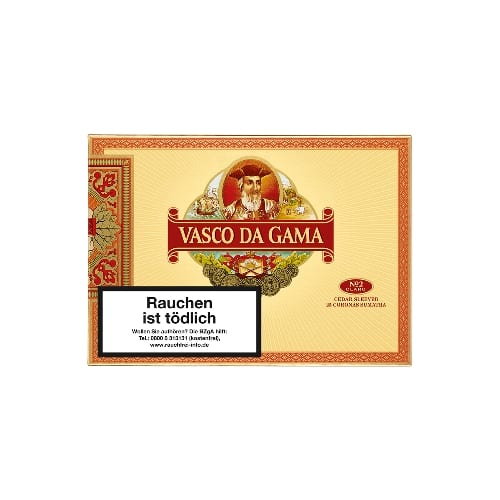 KISTE Vasco da Gama No.2 Claro Corona Sumatra 25 Zigarren 88032