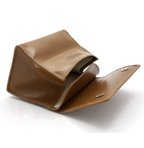 Tabak-Stellbeutel Leder RATTRAYS Whisky braungold klein 17285