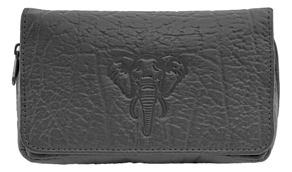 Pfeifentasche 2er WHITE ELEPHANT Loxo Leder grau 81873