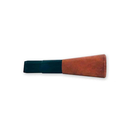 Zigarrenspitze Denicotea aus Bruyéreholz Acryl in braun schwarz 16 mm Durchmesser 1124