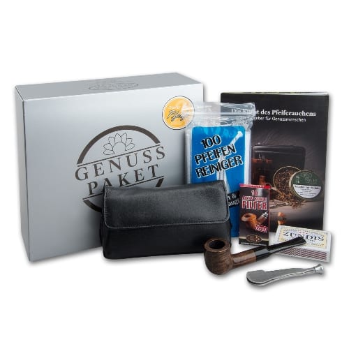 Pfeifen-Starterset für Neueinsteiger Genusspaket B Billard 6-teilig 87348