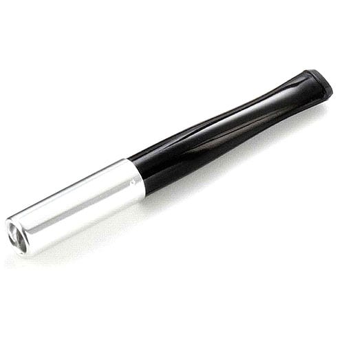 Zigarettenspitze Denicotea Automatic aus Kunststoff in schwarz silber SW12537