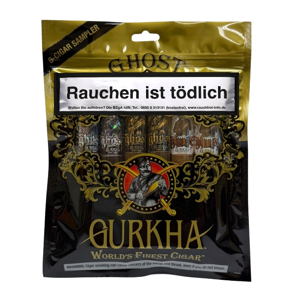GURKHA Ghost Sampler (Humibag à 6 Zigarren)