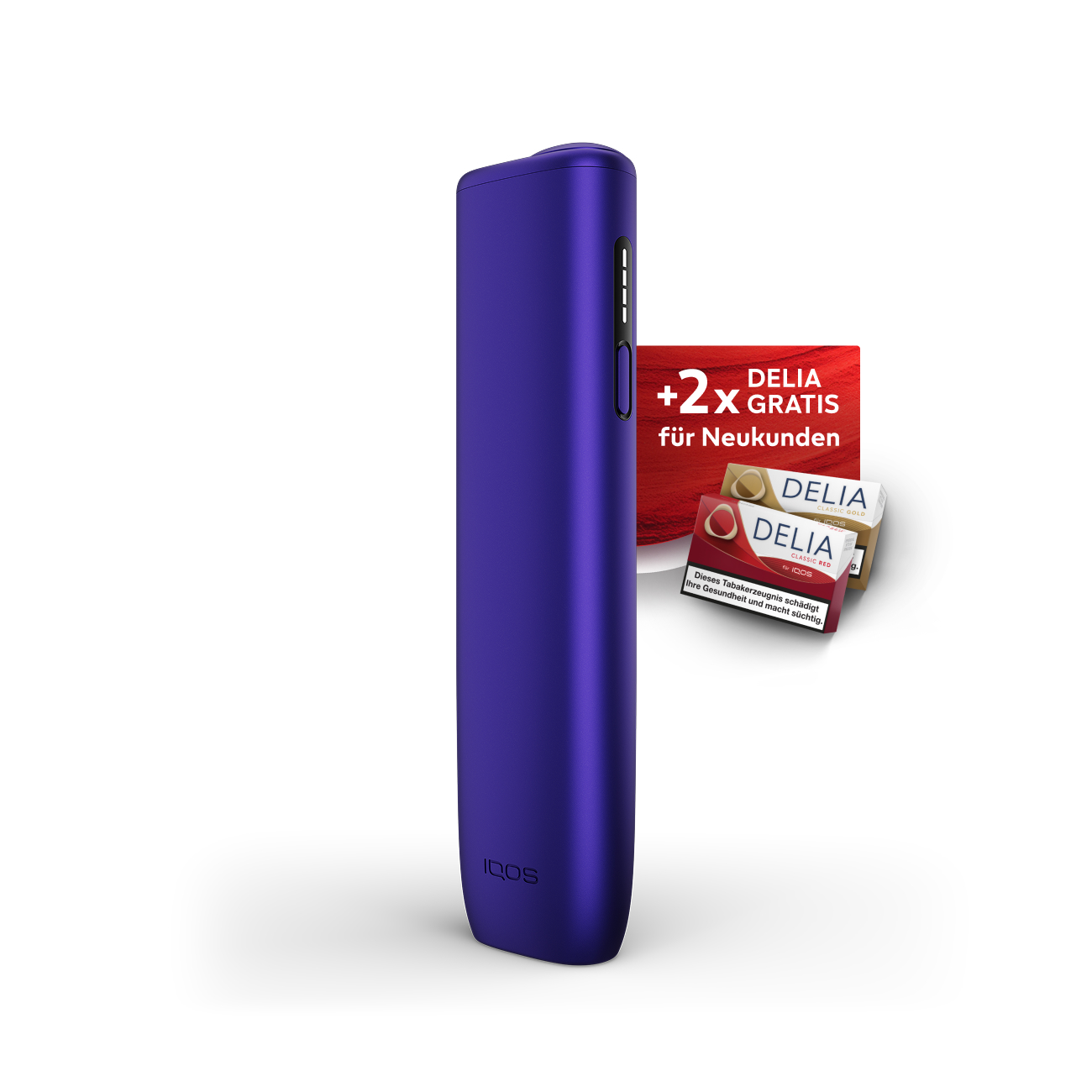 IQOS ILUMA i One Electric Purple + Gratis DELIA Sticks bei Registrierung