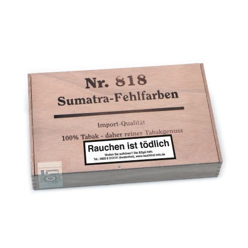 Fehlfarben Nr.818 Sumatra 25 Zigarren 77352
