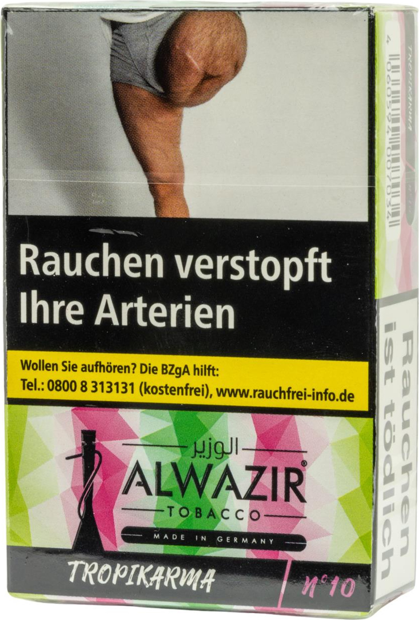 WP-Tabak Alwazir "Tropikarma No. 10"  20gr.-Packung 930010