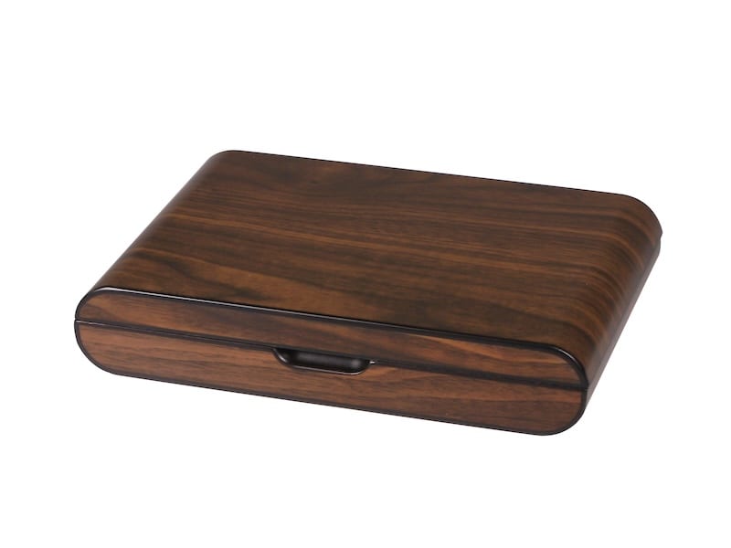 Humidor Walnussdekor matt fuer ca. 10 Zigarren 560062