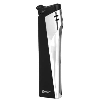 Feuerzeug EUROJET Pzo schwarz/silber 81429