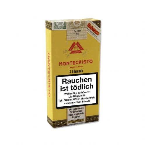 Montecristo Edmundos 3 Zigarren 67111
