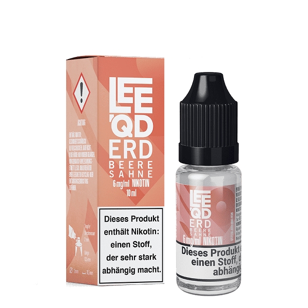 E-Liquid LEEQD Crazy Erdbeere Sahne 6mg 50 PG / 50 VG 17868