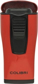 COLIBRI Zigarrenfeuerzeug "Monaco II" metallic rot 295317