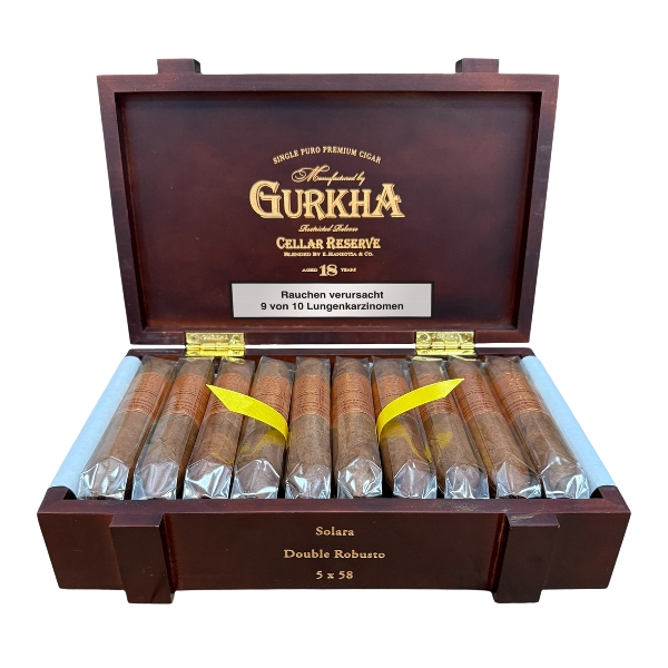 GURKHA Cellar Reserve 18y Edicion Especiale Solara Double Robusto (Kiste à 20 Zigarren)