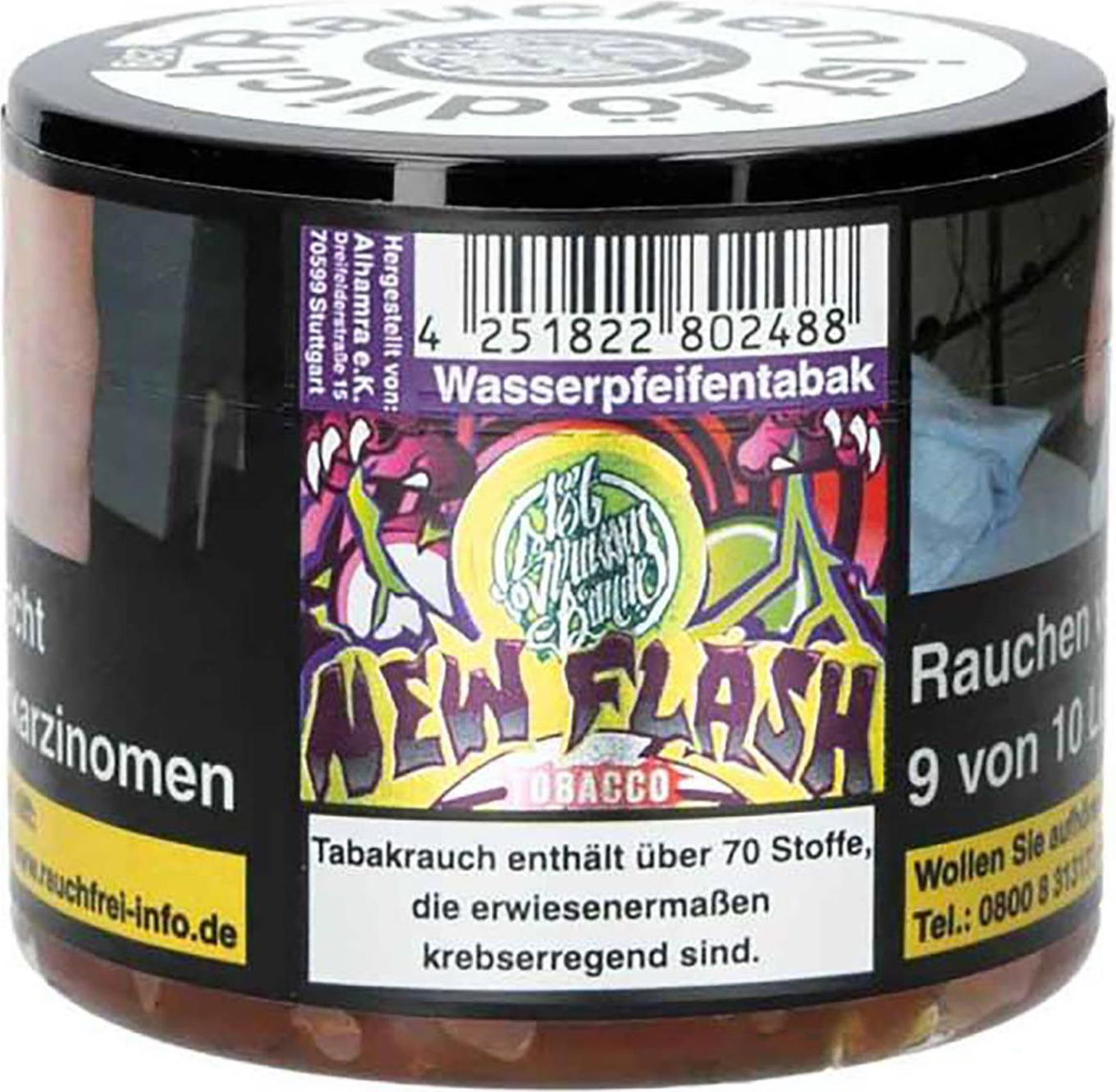 WP-Tabak 187 Tobacco "New Flash" 25gr-Dose 932015