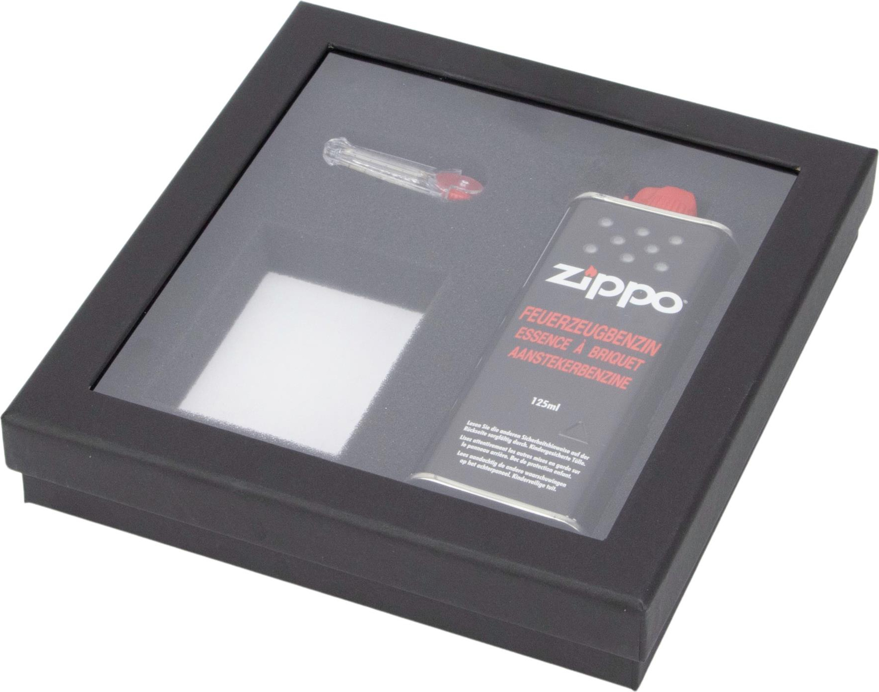 ZIPPO Geschenkset ohne Feuerzeug mit KS-Deckel 250700