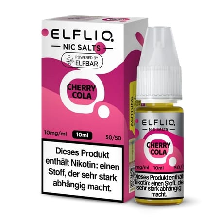 E-Liquid Nikotinsalz ELFBAR Elfliq Cherry Cola 10mg | 81564 E-Liquid Nikotinsalz ELFBAR Elfliq Cherry Cola 10mg | 81564