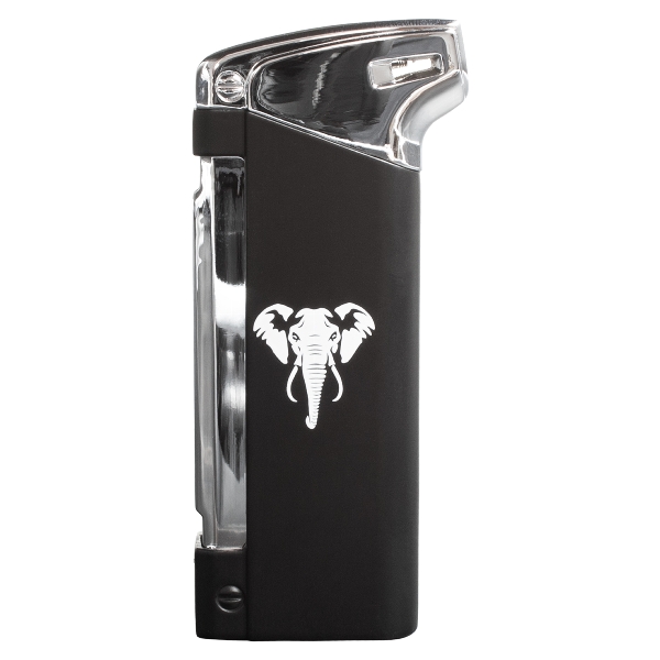 Pfeifenfeuerzeug Piezo WHITE ELEPHANT Pro-Bo schwarz 81874