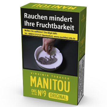 Manitou Zigaretten Org Blend No.9 ohne Zusätze (10x20)