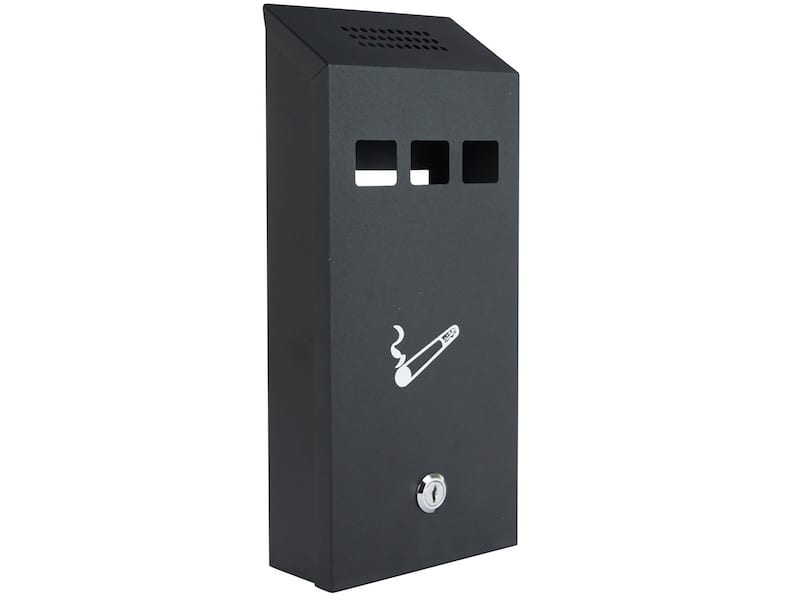 Wandascher "Mailbox" schwarz 14,7 x 32,5 x 6,1cm 504941