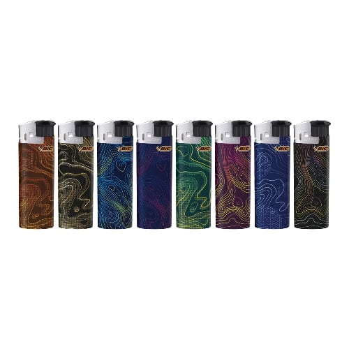 Einwegfeuerzeug Piezo BIC Linien Steller mit 50 Stueck 37017