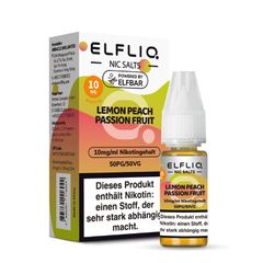 E-Liquid Nikotinsalz ELFBAR Elfliq LEMON PEACH PASSION FRUIT 10mg 4322